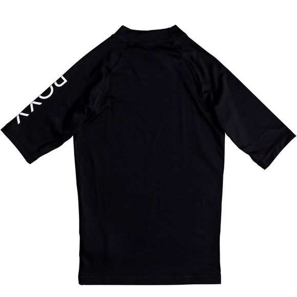 (1609) Roxy Girls' Whole Hearted Short Sleeve Rashguard NWT 14 - Picture 7 of 9